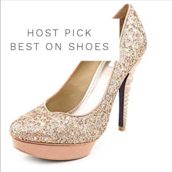 Rachel Roy heels‎ glitter platform Keedan heels sexy - Picture 1 of 10